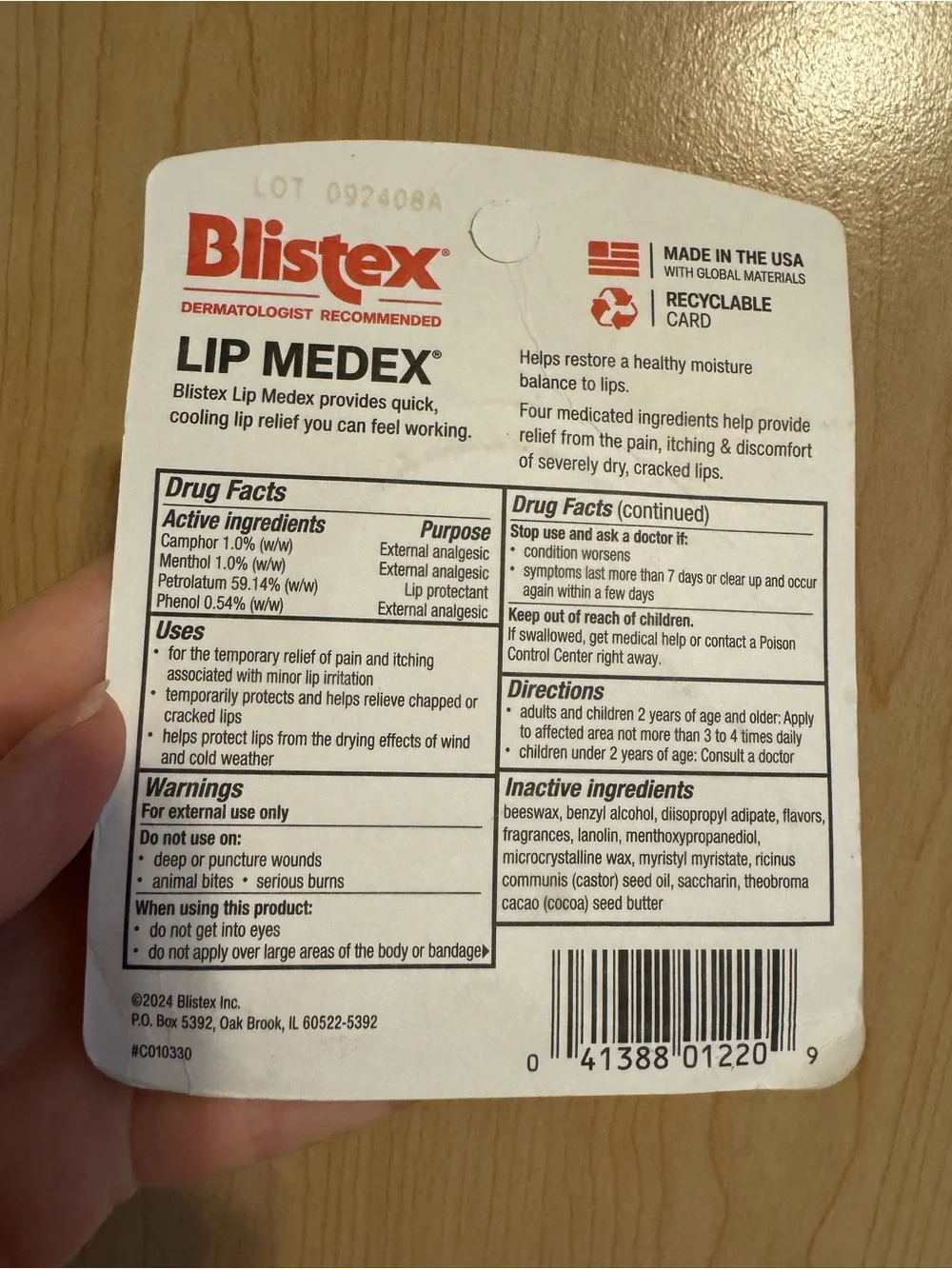 Blistex Lip Protectant 5/$25